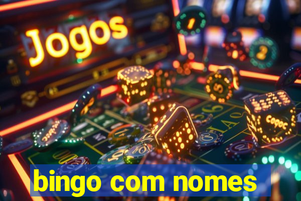 bingo com nomes